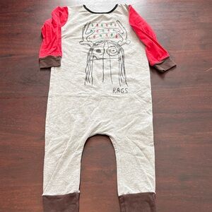 Rags to Raches Holiday Trinny Romper
